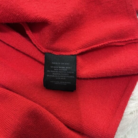 By Anthropologie Red Bolero One Button Peplum Open Front Blazer Jacket Size XS - Picture 8 of 11